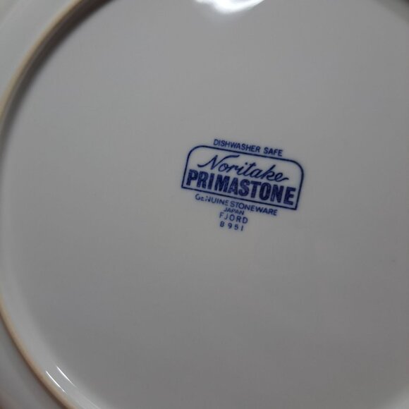 Noritake Prima stone Fjord Stoneware Dinner Plate Blue White Replacement - Picture 10 of 10